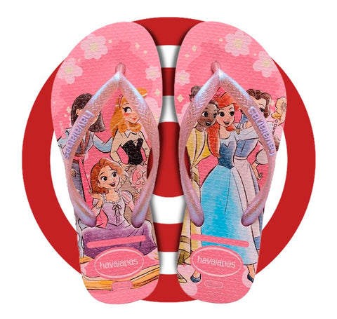 HAVAIANAS KIDS SLIM PRINCESS ROSA PEONIA 35/36