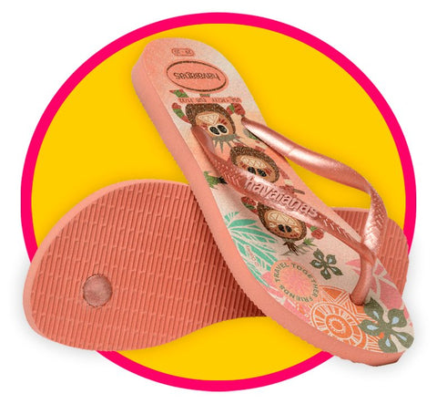 HAVAIANAS KIDS SLIM PRINCESS ROSA CLAY 23/24