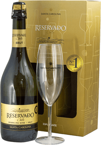 KIT ESPUMANTE STA CAROLINA RESERVADO 750ml+1 TACA