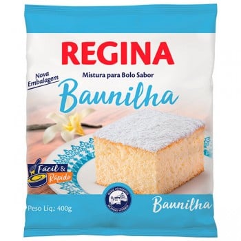 MISTURA DE BOLO REGINA BAUNILHA 400g