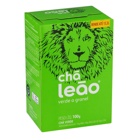 CHA LEAO VERDE A GRANEL 100g