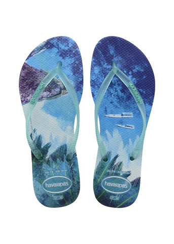 HAVAIANAS SLIM PAISAGE AZUL CEU 39/40