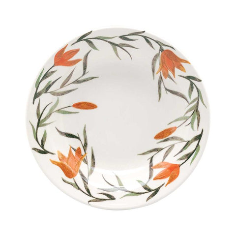 PRATO OXFORD CERAMICA 18CM D LIRIOS SOBREM