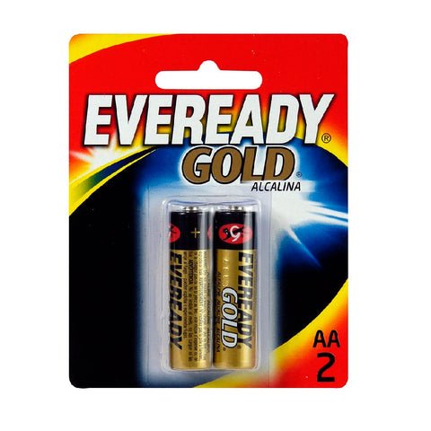 PILHA EVEREADY GOLD ALCALINA AAA C/2
