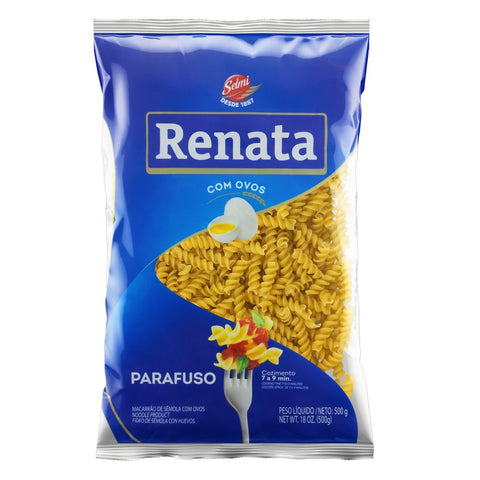 MACARRAO RENATA OVOS PARAFUSINHO 500g