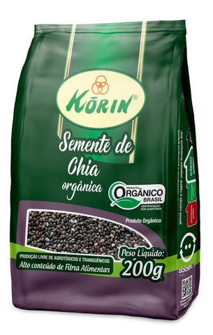 SEMENTE CHIA KORIN ORGANICA 200g