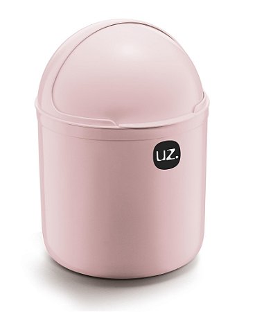 LIXEIRA UZ PIA ROSA 4L