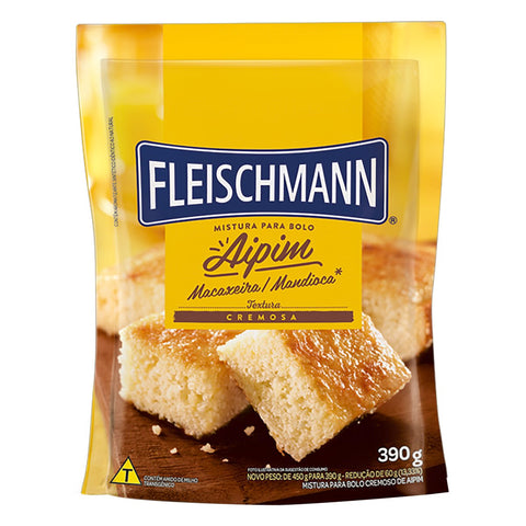 MISTURA DE BOLO BOLO FLEISCHMANN AIPIM 390g