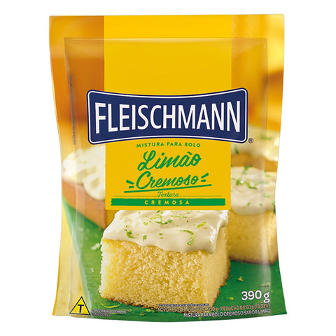 MISTURA BOLO FLEISCHMANN LIMAO 390g