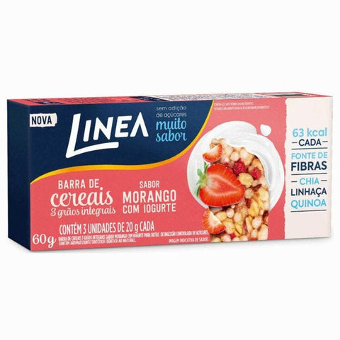 BARRA CEREAL LINEA ZERO MORANGO IOGURTE 60g