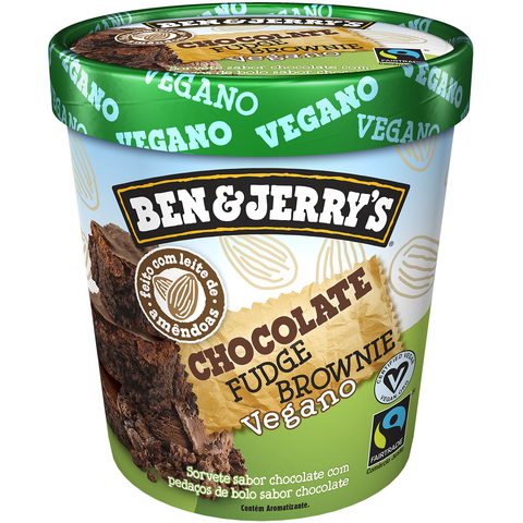 SORVETE BEN&JERRYS CHOC FUDGE BROWNIE VEGANO 458ml