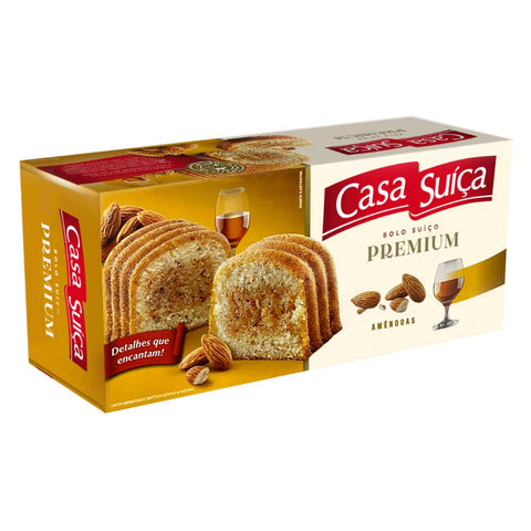 BOLO CASA SUICA PREMIUM 270G AMENDOAS