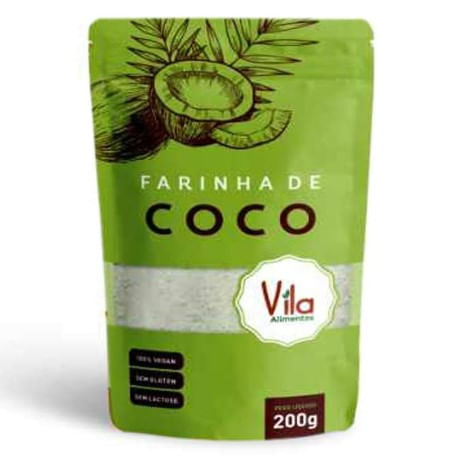 FARINHA DE COCO VILA ALIMENTOS 200G
