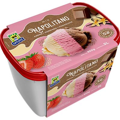 SORVETE TENTACAO NAPOLITANO 2L