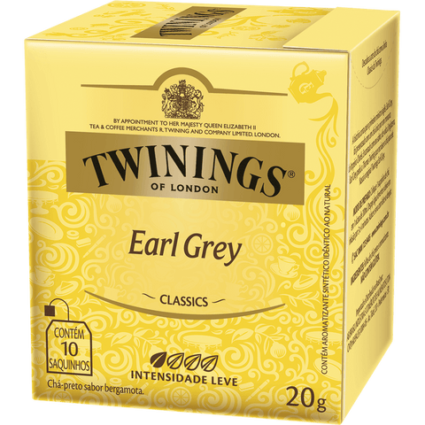 CHA TWININGS PRETO 20G CLASSIC EARL GR