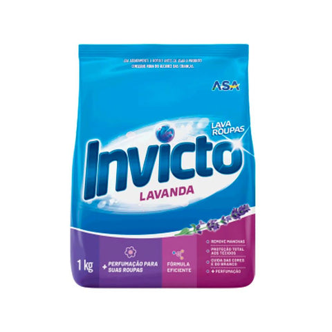 LAVA ROUPAS PO INVICTO LAVANDA SACHE 800g