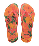 HAVAIANAS SLIM TROPICAL CORAL 39/40