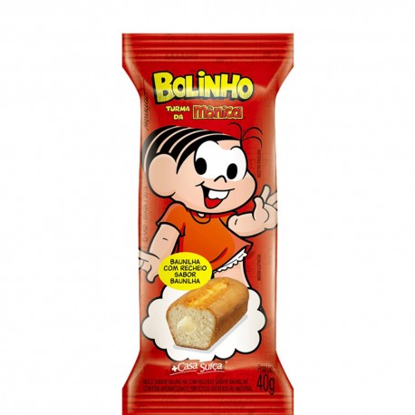 BOLO CASA SUICA TURMA DA MONICA BAUN RECH BAUN 40g