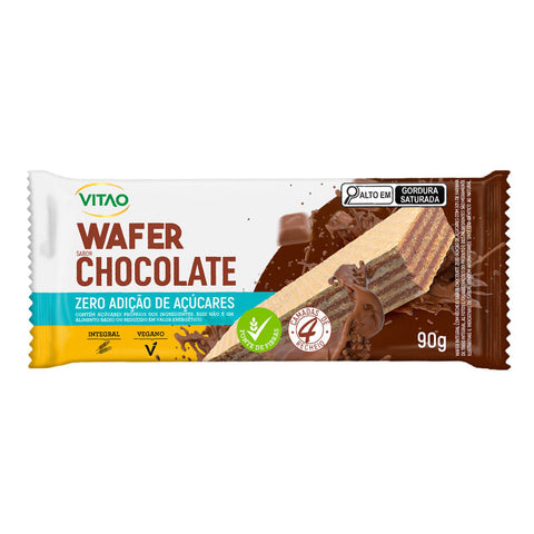 BISCOITO VITAO WAFER ZERO CHOCOLATE 90g