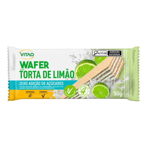 BISCOITO VITAO WAFER ZERO TORTA LIMAO 90g