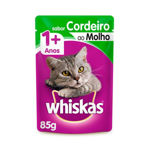 RACAO WHISKAS SH 85G CORDEIRO