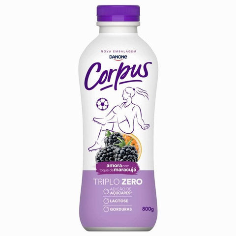 IOGURTE DANONE CORPUSTRIPLO ZERO 800G AMORA TOQUE MAR