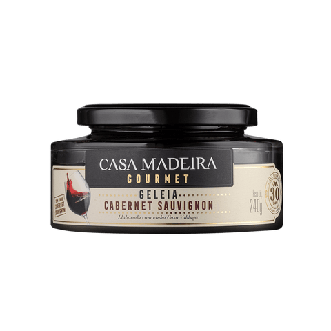 GELEIA CASA MADEIRA GOURMET CABERNET SAUVIGNON 240G