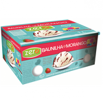 SORVETE SOL E NEVE ZERO BAUNILHA MORANGO 1L