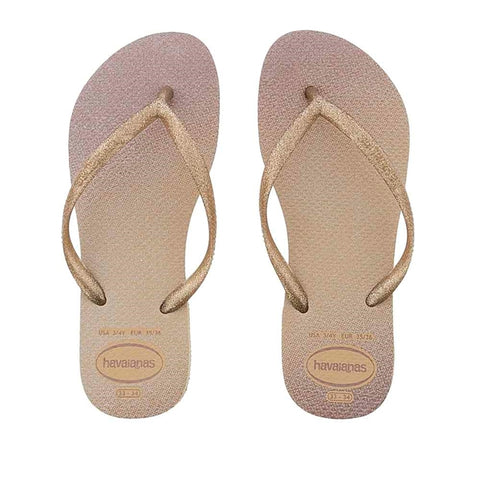 HAVAIANAS SLIM GLOSS DOURADO 39/40