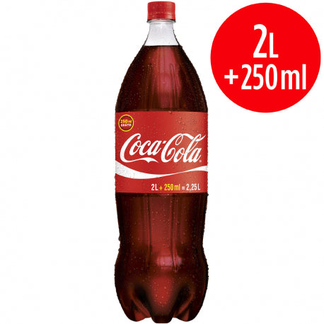 REFRIGERANTE COCA COLA 2 L + 250ml GRATIS