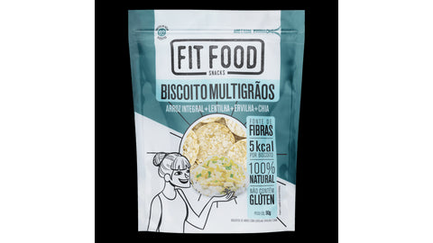 BISCOITO DE ARROZ FIT FOOD INTEGRAL MULTIGRAOS 90g