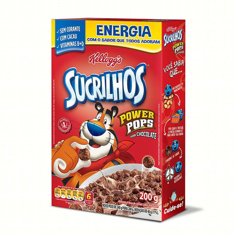 CEREAL KELLOGGS SUCRILHOS CHOCOLATE 200g
