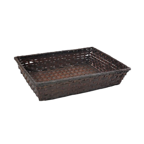CESTA MUNDIART BAMBU RETANGULAR 36X30X11cm