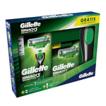 APARELHO DE BARBEAR GILLETTE MACH3 SENSITIVE C/1+CG 2UN+PORTA AP