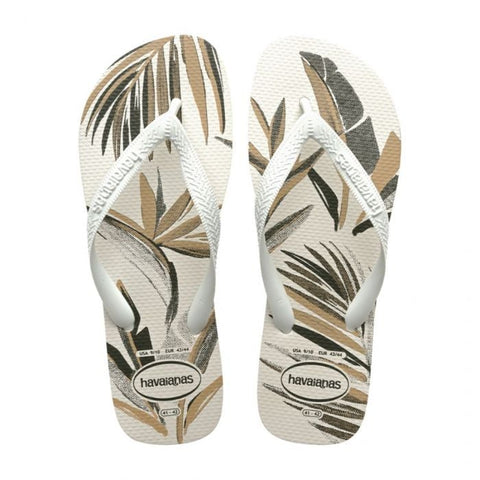 HAVAIANAS ALOHA BRANCO BRANCO VERDE OLIVE 39/40