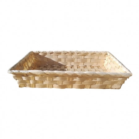 CESTA MUNDIART BAMBU RETANGULAR 37X26X7cm