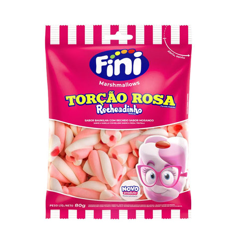 MARSHMALLOWS FINI TORCAO ROSA RECHEADINHO 80g