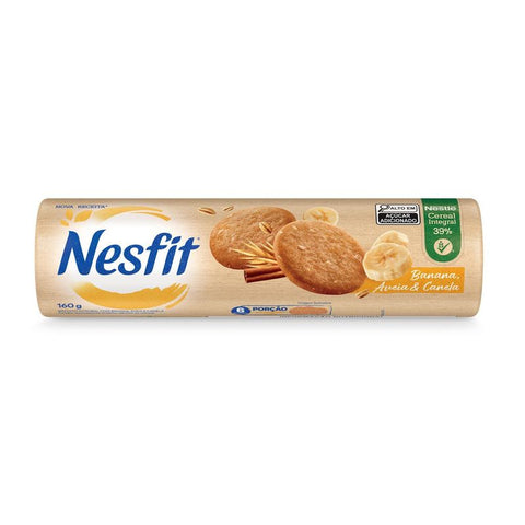 BISCOITO NESTLE NESFIT 160G BANANA AVEIA CANELA
