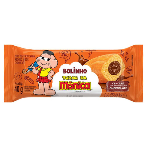 BOLO CASA SUICA TURMA DA MONICA CENOURA/ CHOC 40g