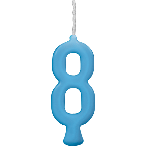 VELA DIAMANTE CANDY C/1 AZUL N8