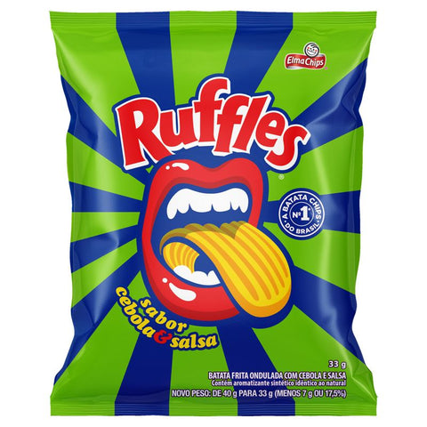 BATATA ELMA CHIPS RUFFLES 33G CEBOLA SALSA