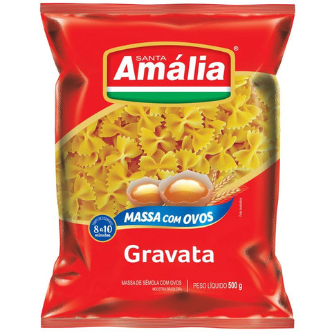 MACARRAO STA AMALIA OVOS GRAVATA 500g