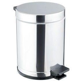 LIXEIRA VIEL INOX C/PEDAL SEM CESTO 12l