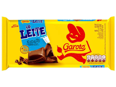 CHOCOLATE GAROTO AO LEITE 80g