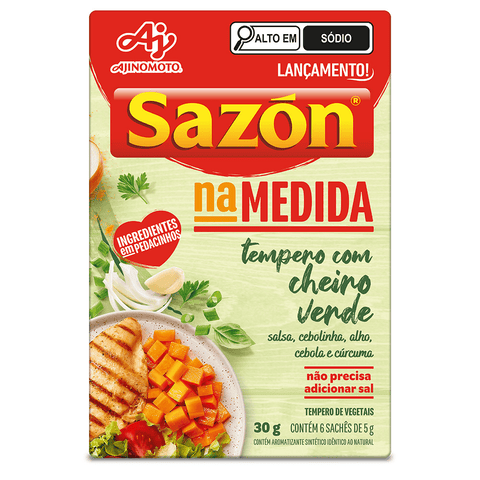 TEMPERO SAZON NA MEDIDA 30G CHEIRO VERDE