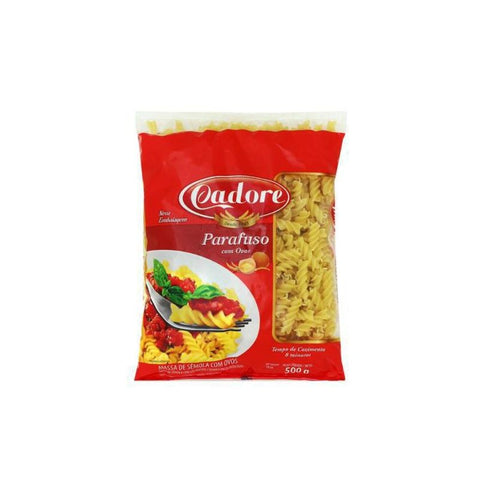 MACARRAO CADORE OVOS PARAFUSO 500g