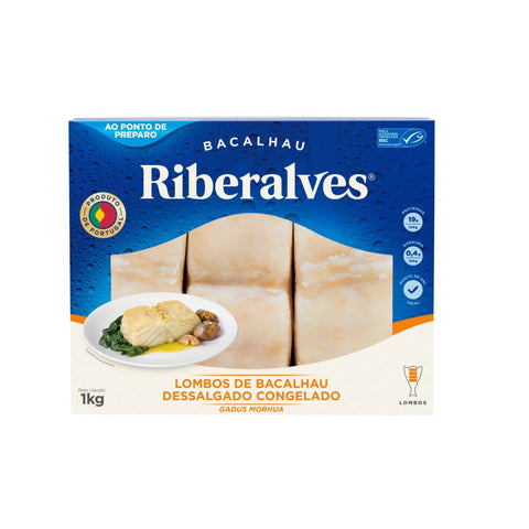 LOMBO BACALHAU RIBERALVES DESSALGADO MAC 1kg