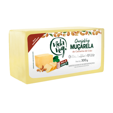 QUEIJO MUSSARELA VIDA VEG CASTANHA CAJU 300g