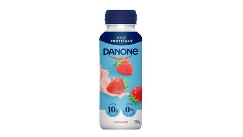 IOGURTE DANONE MAIS PROTEINAS 220G MORANGO