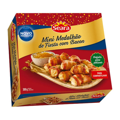 MEDALHAO DE FIESTA SEARA C/BACON 300g
